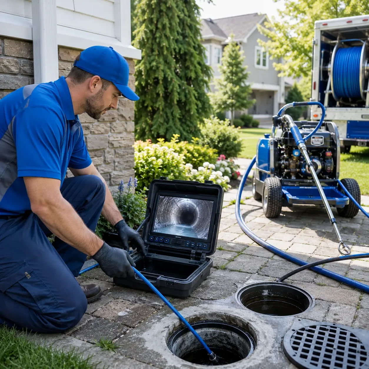Outdoor drain cleaning professionals serving Portage Des Sioux, MO